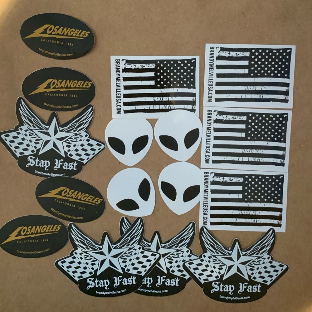 Brandy Melville 16 Stickers🔥